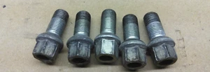 OEM WHT-002-437 Wheel Lug Nut Bolt M14x1.5 26MM Set of 5 for VW Porsche Audi - Picture 1 of 4