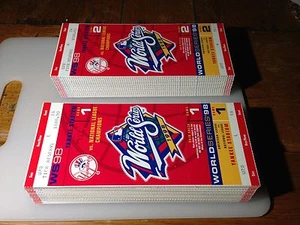 1998 World Series Unused Ticket Game 1 Game 2 New York Yankees - Picture 1 of 1