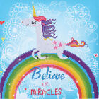 Diamond Dotz Believe in Miracles unicorn rainbow art kit painting gems 43x43cm 