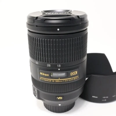 Near Mint Nikon AF-S DX NIKKOR 18-300mm F/3.5-5.6 G ED VR Telephoto Lens #N017 - Image 1 of 3