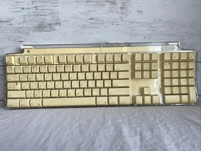2002 Clear Apple Pro Keyboard  Wired USB M7803- WORKS!! - Image 1 of 4