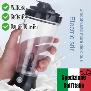 TAZZA ELETTRICA AUTO-MESCOLANTE – SHAKER PROTEICO PORTATILE (350ML) - Foto 1 di 12