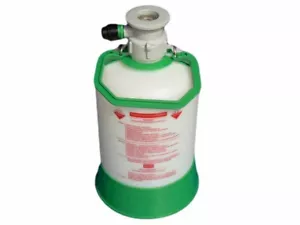 Reinigungsbehälter 5 L Liter aus Kunststoff mit Flachfitting Zapfanlage reinigen - Bild 1 von 1