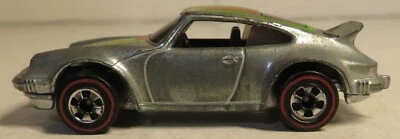 Vintage 1974 Hot Wheels Porsche P-911 Redline Silver Diecast Hong Kong Toy Car - Image 1 of 4
