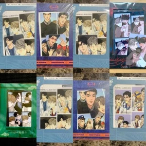 Korean BL Manhwa Team Lezhin Bomtoon 4 cut photo flim photocard package set yaoi - Picture 1 of 24