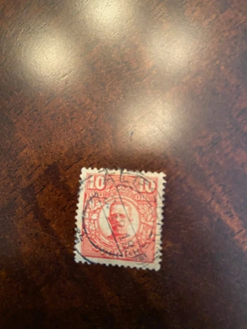 1910-1911 10 ore Stamp (used) Sweden Cover