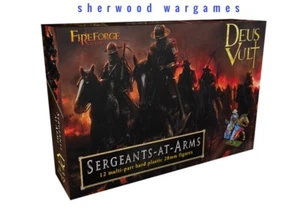 ๐ณ28mm Medieval Mounted Sergeants at Arms, Deus Vult Fireforge Games Crusades - Picture 1 of 3