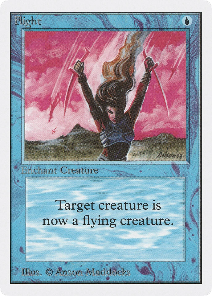 Flight (MP) Unlimited Edition 2ED Magic MTG - Image 1 of 1
