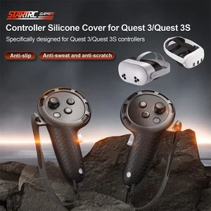 VR Brille Gamepad Silikon Schutzhülle rutschfest für Meta Quest 3S/3 - Bild 1 von 7