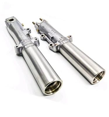 PATAS DESLIZANTES HORQUILLA INFERIOR CROMADAS HARLEY Street Glide Exchange Progr 00-13 Touring Foto 1 de 4