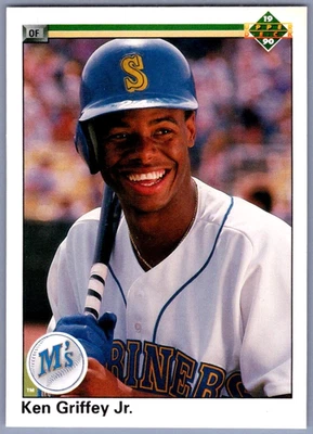Ken Griffey Jr. #156 Seattle Mariners 1990 Upper Deck Foto 1 de 3