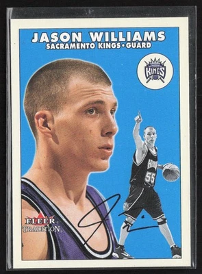 2000-01 Fleer Tradition #124 Jason Williams Sacramento Kings Foto 1 de 2