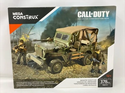 Mega Construx Call Of Duty Infantry Scout Car soldiers military new sealed - Image 1 of 4
