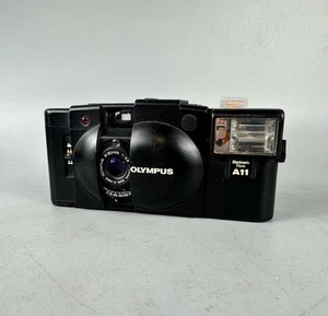 Olympus XA2 XA 2 35mm Compact Film Camera with A11 Flash - Tested - Picture 1 of 11