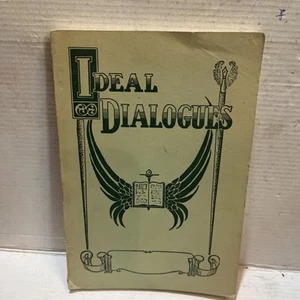 Rare 1910 IDEAL DIALOGUES FOR Children 15 Or Later Meyer & Brother - Picture 1 of 11