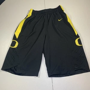 Pantaloncini da basket Nike NCAA Oregon Ducks autentici da uomo taglia small nero giallo - Foto 1 di 9