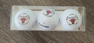 Chicago Bulls Collectors Golf Balls Sleeve Of 3 Most Wins Ever- Championship NBA - Picture 1 of 4