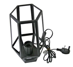 Good Home Nantan Industrial Matt Black Table Lamp Uses E27 Bulb Max 10w - Picture 1 of 7