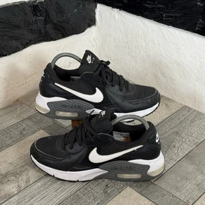 Nike Air Max Excee Trainers UK 7.5 Black White Swoosh Kids Women's Casual Gym - Picture 1 of 20
