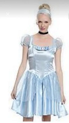 Disney Princess Classic Cinderella Costume with Headband and choker  Women’s M - Image 1 of 4