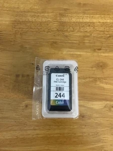 GENUINE Canon CL-244 Ink Cartridge for PIXMA MG3020 TS3120 TS202 TS302 - Picture 1 of 2