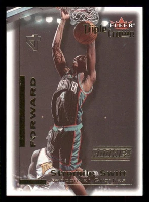 2000-01 Fleer Triple Crown #11 Stromile Swift RC - Image 1 of 2