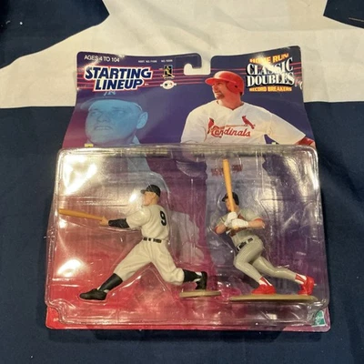 1999 Hasbro MLB Starting Lineup Classic Doubles Roger Maris Mark McGwire Figures - Image 1 of 4