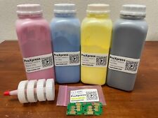 (200g x 4) Toner Refill for Samsung 604L ProXpress C4012ND C4062FX + 4 Chips