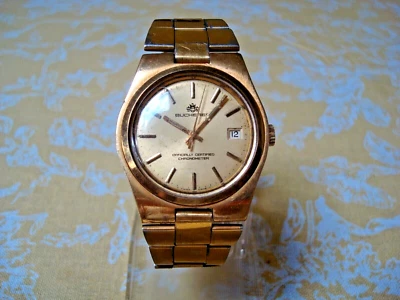 Bucherer Mens Automatic Watch 25j. ETA 2824 Chronometer Officially Cert. Date QS - Image 1 of 4