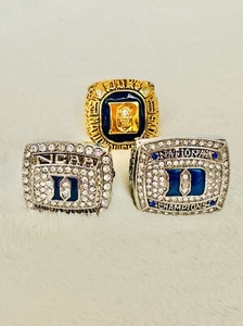 3 PCS Duke Blue Devils National Champions Ring, US SHIP, 2001/2015 - Picture 1 of 3