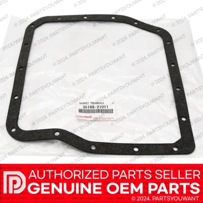 Junta de cárter de aceite de transmisión automática OEM 35168-21011 GENUINA Toyota Lexus Scion Foto 1 de 3
