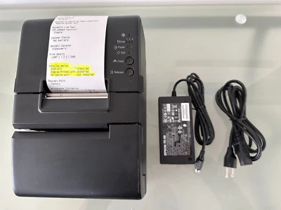 M253B / C31CG62032 - Epson TM-H6000V Eth/USB/Ser/MICR/Endorsement POS Printer ! - Image 1 of 4