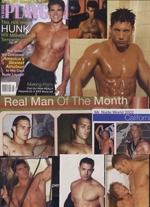 PLAYGIRL 8-02 AUGUST 2002 GREEK GOD JENNA JAMESON REAL MAN OF YEAR HUGE REAL MA - Picture 1 of 1