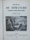  And Journal Du Dimanche Volume 8 Relie   De Avril 1861 A Octobre 1861 Dont Dumas And 