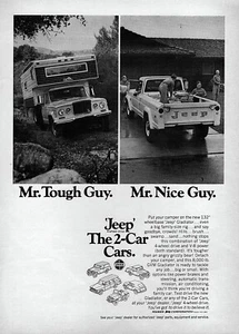Jeep Gladiator 1969 camioneta ""Mr Tough Guy"" anuncio impreso original - Imagen 1 de 1