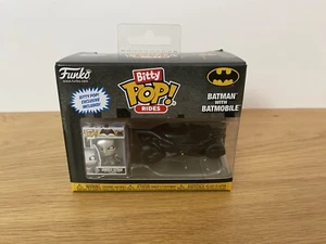 New Armored BATMAN Funko Bitty Pop! Rides - MINI Black Batmobile - DC Comics - Picture 1 of 6