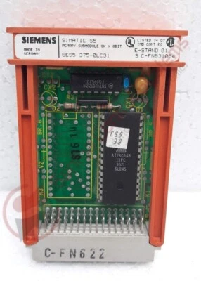 Modulo Di Memoria SIEMENS SIMATIC S5 6ES5 375-0LC31 - Immagine 1 di 4