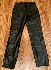 Zara Women’s Size Small Faux Leather Pants - Picture 1 of 3