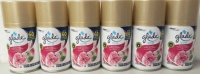 6 Glade Automatic Spray Refill Blooming Peony & Cherry 6.2 Oz Air Freshener New - Image 1 of 2