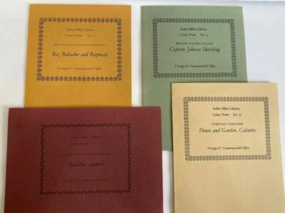 India Office Library SET OF 4 Prints for Queen Elizabeth Stationary Office Royal - Image 1 of 4