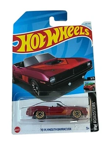 Hot Wheels '70 Plymouth Barracuda 20/250 HW Roadsters 3/5 2021 NEW - Picture 1 of 3