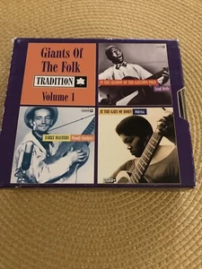 Giants Folk Tradition Vol 1 Box 3-CDs 1998 Rykodisc Woody Guthrie Lead Belly - Picture 1 of 2