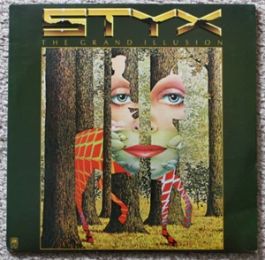 STYX The Grand Illusion Vinyl Lp 1977 A&M Records Record Album Original W/poster - Picture 1 of 4