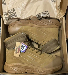 Avenger Work Boots Men's Aluminum Toe A261 Industrial Shoe Coyote 8 - Picture 1 of 14
