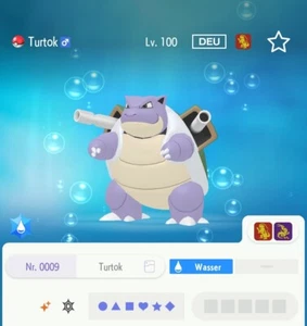 Turtok Shiny / Lv.100 / Max. IV / Karmesin & Purpur - Bild 1 von 3