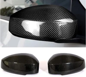 For 2003 04 05 06-2007 Nissan 350z Z33 Real Carbon Fiber Side Mirror Covers Cap - Picture 1 of 17