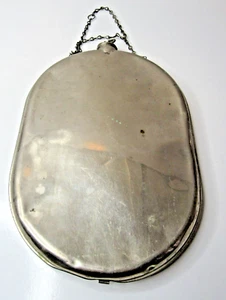 Vintage Large Canteen Flask  Hot Water Bottle A Schrader’s Son Inc W/ Chain US20 - Picture 1 of 13