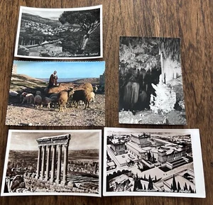 Lotto cartoline d'epoca Libano colori e bianco anni 50-60 Medio Oriente non spedite - Foto 1 di 2