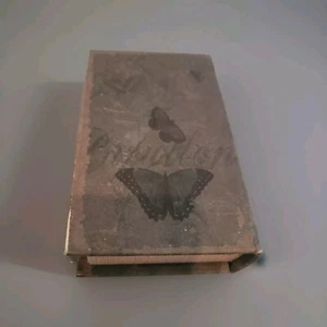 Vintage Deko Box in Form eines Buches  - Bild 1 von 4