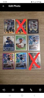 Ozzie Albies 2015, 2018, 2019, 2020, 2021, 2022, 2023 RC. Topps Bowman Donruss - Image 1 of 4